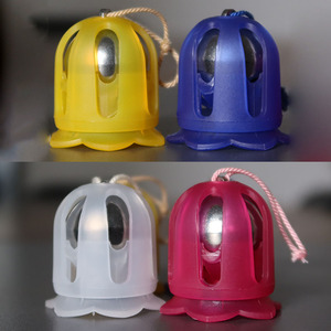 Accessoires de sécurité pour la randonnée en plein air, cloche anti-ours pour la randonnée, en fer forgé, interrupteur marche/arrêt, fixation pour sac à dos - Product Image 2