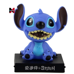 Figura de 12 cm de <span class=keywords><strong>Lilo</strong></span> <span class=keywords><strong>y</strong></span> Stitch con Cabeza Móvil, Figura de Colección de Anime, Modelo de Juguete, Regalo de Navidad, Figura de Juguete con Cabeza Oscilante - Product Image 2