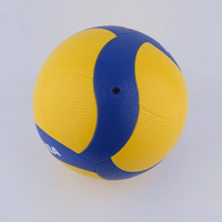 Ballon de volley-ball professionnel en PVC thermosoudé, taille officielle 5, durable, avec logo, vente en gros d'usine, stock personnalisé, moins cher