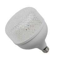 Ampoule LED Olar à base E27, nouvelle conception, en aluminium et plastique, forme de fleur, blanc chaud, pour entrepôt, batterie rechargeable