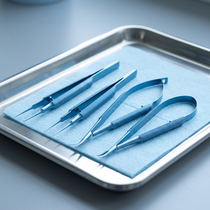 Kit de micro-chirurgie manuel Healer en acier inoxydable de 14 mm avec ciseaux chirurgicaux certifiés CE Classe II Garantie 1 an Fabriqué par ZUOL. - Product Image 4