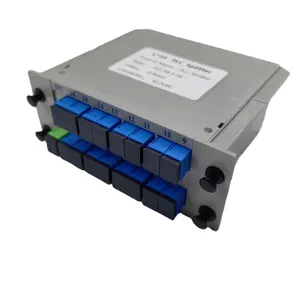 Giá gắn PLC Splitter ABS hộp SC UPC kết nối Cassette loại 1x16 quang PLC Splitter