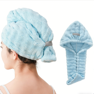 Vente directe fabricant : Bonnet <span class=keywords><strong>de</strong></span> séchage rapide pour cheveux et corps, turban épaissi à séchage rapide - Product Image 4