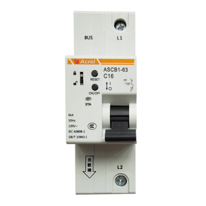 Acrel ASCB1-63 Miniature Circuit Breaker C16 2P 230V With Residual Current Protection - Product Image 1