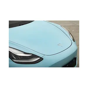 Auto-vinyl-aufkleber aus 2024 heißer verkauf pet-folie für verkleidung seebrise blau 1,52 * 18 m rolle blasenfrei auto-vinyl