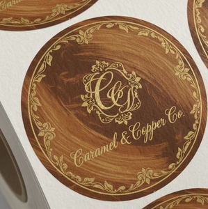 Custom Printed Luxury Perfume &amp; Mascara Bottle <strong>Label</strong> Sticker Waterproof Adhesive Epoxy Embossed Gold Foil <strong>Roll</strong> <strong>Label</strong> - Product Image 2