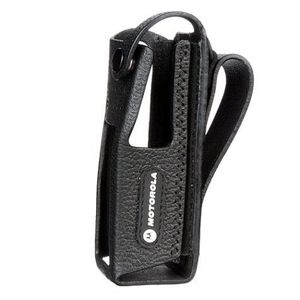 Motorola PMLN5838 Leather Case Hostler for motorola DGP8550 <b>Radio</b> DP4801 Motorola <b>Walkie</b> <b>Talkie</b> DP4800 XPR7350 Holder - Product Image 4