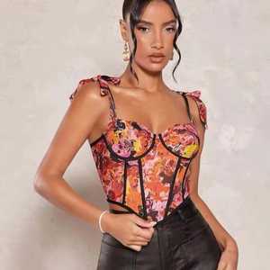 Yaz Y2K tarzı nefes seksi kırpma üst kadınlar için kolsuz askısız rahat Tank Top kızın Bodysuit toptan - Product Image 5