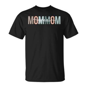 เสื้อยืด Great Mommom สำหรับเป็นของขวัญขอบคุณคุณแม่ เสื้อคอกลมสีดำ - Product Image 1