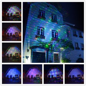 Fantastique Feux d'artifice laser d'extérieur à 8 motifs avec mouvement rouge, bleu, vert pour les lumières de fête, les lumières de Noël - Product Image 6