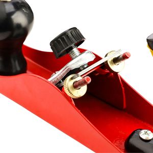 Total Hand Planer 1707 Red Aluminum Forward Stroke Woodworking Tool - Product Image 3