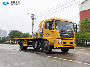 DongFeng 4*2 Diesel demolitore camion da traino di grande capacità di alta qualità Rollback alta qualità pesante carro attrezzi letto nuovo di zecca - Product Image 2