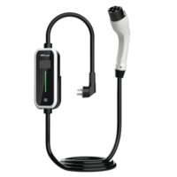 Nuevo Cargador Portátil Universal para Vehículos Eléctricos de 3.5kW 32A, Ajustable de 6A-32A, Control por Aplicación, IP66, Tipo 2, GBT, NACS, Cable de 5m, para Hogar y Exteriores