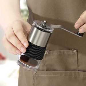Best-selling Portable <b>Mini</b> Stainless Steel Commercial Coffee Burr Manual Portable Coffee Bean - Product Image 4