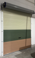 Portes de sécurité automatiques en acier inoxydable, résistantes à la corrosion et imperméables, pour les magasins
