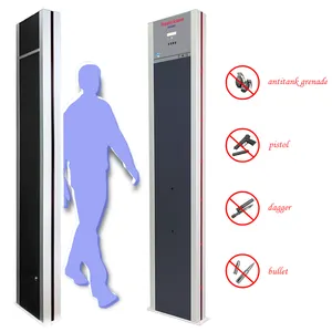 Pinpoint 6 zone security check foldable walkthrough metal detector