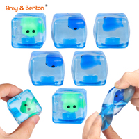 Ocean Animal Ice Cube Squishy Bulk Malt Sugar Stress Sensorische Fidget Angstverlichting Knijpspeelgoed voor kinderen en volwassenen
