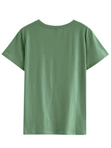 Camisetas de Verano Extra Grandes <span class=keywords><strong>para</strong></span> Mujer, Tallas Grandes, Primavera, Lindas, Casuales, de Manga Corta, Ropa Deportiva de Moda, Venta al Por Mayor, Personalizables - Product Image 5