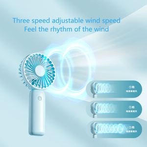 400 Mah Usb Charging <b>Mini</b> With Base, Portable Handheld Small <b>Fan</b> - Product Image 3