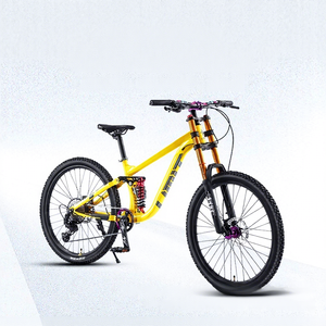 Bicicleta de Montaña de 26 Pulgadas con Suspensión Delantera/Trasera, 10 Velocidades, de Aleación de Aluminio, con Amortiguación y Doble Freno de Disco, Envío Directo Internacional - Product Image 3