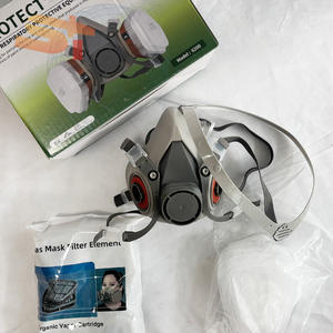 Sike Sk2401q masker <span class=keywords><strong>Gas</strong></span> wajah penuh, <span class=keywords><strong>Respirator</strong></span> <span class=keywords><strong>2</strong></span> Lapis dapat dicuci setengah wajah sekali pakai - Product Image 1