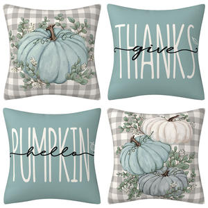 غطاء وسادة مربع من أوراق القيقب اليقطين عالي الجودة تصميم مطلي للمنزل لعيد الشكر والخريف وسائد وسائد - Product Image 5