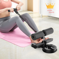 Equipo de Fitness para el Hogar: Entrenador de Abdominales con Soporte de Pies de Doble Ventosa y Cuerda de Tracción para Ejercicio Individual