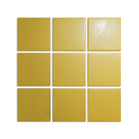 Schwarze Keramik Polierte Glasierte Wand- und Bodenfliesen Mosaik-Wandaufkleber für Schlafzimmer Badezimmer Hotel Esszimmer 300x300mm 6mm Dick