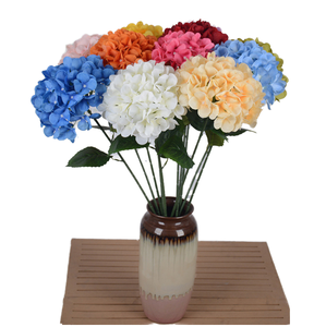 Fleur d'hortensia artificielle unique en soie 90, faite à la main, écologique, longue durée, accessoires de photographie, décoration florale - Product Image 1