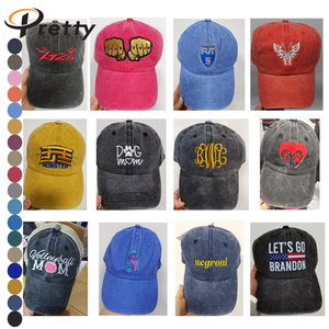 Washed Cotton Hat Embroidery <strong>Street</strong> Style Hat Soft <strong>Old</strong> School Hip - Pop Cap Retro <strong>Light</strong> Baseball Cap - Product Image 4