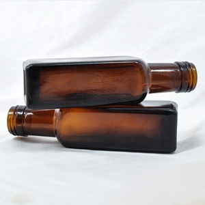 Botella vacía <span class=keywords><strong>de</strong></span> aceite <span class=keywords><strong>de</strong></span> oliva <span class=keywords><strong>de</strong></span> alta calidad, frasco <span class=keywords><strong>de</strong></span> vidrio marrón oscuro con tapas <span class=keywords><strong>de</strong></span> mate, 100ml - Product Image 3
