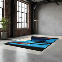 de grands tapis de salon ronds veloutés antidérapants Offre Spéciale tapis en cachemire artificiel rond doux de style persan