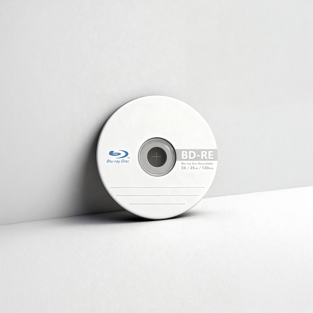 BD-RE Blank Blu Ray Disc 25GB High Speed