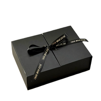 Jinbar 26x19x8cm boîtes en carton rigides recyclées personnalisées Double porte bougie papier presse sur boîte d'emballage pour ongles