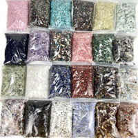 Großhandel 100g Kristallkies Gemischte Materialien Kristallsplitter Natürlicher Amethyst Rosenquarz Polierter Kies