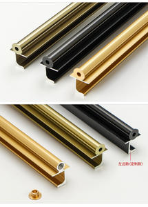 Poignée de meuble en alliage d'aluminium à sept caractères 30 mm pour commodes, armoires de chambre et panneaux de porte de placard/dressing – Installation facile - Product Image 6