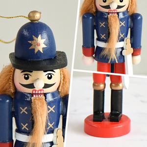 En stock – Nouveauté créative : Petit cadeau de Noël, décorations de fêtes, soldat <span class=keywords><strong>casse</strong></span>-<span class=keywords><strong>noisette</strong></span> suspendu de 13 cm pour la décoration intérieure - Product Image 4