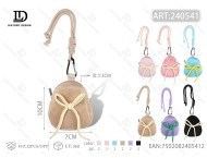 Porte-monnaie mini en tissu non tissé avec pendentif gourde, dragonne et fermeture à fermoir unisexe - Product Image 1