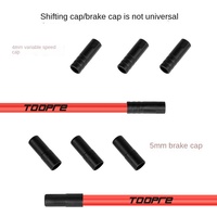 TOOPRE Embouts de câble en plastique étanches et anti-poussière pour vélos de montagne et de route, pour levier de vitesses/frein, embouts de câble 4/5 mm, protection anti-poussière pour tube extérieur