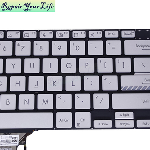 คีย์บอร์ด UI US backlit สำหรับ <span class=keywords><strong>Asus</strong></span> Pro 14 M3400 X3400 K3400 14X N7400โอแอลอีดี X7400 M7400 K6400 M6400แป้นพิมพ์0KNB0-182AUI00 <span class=keywords><strong>M3401</strong></span> - Product Image 2