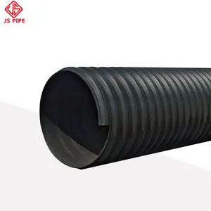 Prezzi del tubo del canale sotterraneo di plastica di vendita calda di alta qualità tubo perforato del canale sotterraneo del tubo ondulato per lo scarico