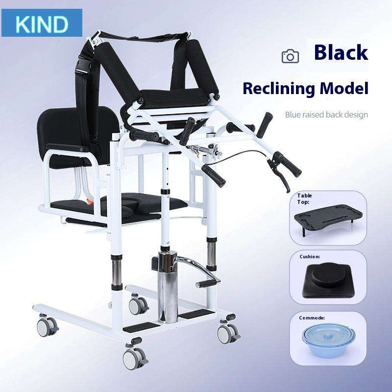 Patient Transfer Chair Heavy Duty Height Adjustable