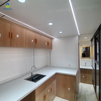 Mini-maison capsule modulaire moderne en acier de 20 pieds et 40 pieds, type Apple House de Chine, pour usage commercial ou résidentiel (bureau ou habitation)