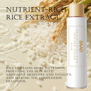 Tonique au riz biologique pour le visage, éclaircissant, hydratant, eau de riz naturelle, soin de la peau, hydratant, apaisant pour les peaux ternes et sensibles - Product Image 2