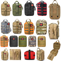 Grand sac de traumatologie d'urgence étanche Ambulance tactique Kit médical Premiers répondants Pompiers Sac équipement vide Noir Rouge