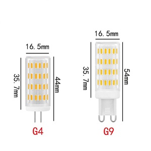 DCAC 12-24V 3.5W G9 <span class=keywords><strong>LED</strong></span> <span class=keywords><strong>ampoule</strong></span> de maïs en céramique Dimmable SMD CRI80 3000K-6000K lampe de remplacement <span class=keywords><strong>halogène</strong></span> à économie d'énergie pour résidentiel - Product Image 5