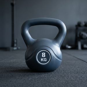 FitLover Kettlebell Nero Resistente da 8 kg per Allenamento, Attrezzatura Fitness Regolabile con Superficie in Polietilene - Product Image 2