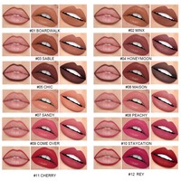 OCHAIN Nouvel Arrivage Ensemble de Lèvres Crayon à Lèvres Hydratant et Crémeux Rouge à Lèvres Match Gratuit Kit de Lèvres avec Logo Personnalisé