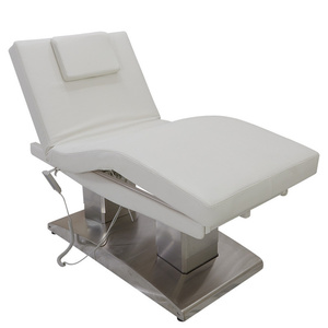 Siman Großhandel Schwarz Weiß Rosa Beauty Salon Stuhl Elektrische Kosmetikerin Massage tisch Kosmeto logie Gebogenes Bett Zum Verkauf - Product Image 4