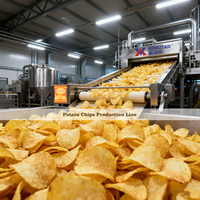 Sensitar 300 Kg/u Volautomatische Chips/Chips Maken Machine Met Multi-Voltage & Verwarming Opties Hoge Productiviteit Nieuw